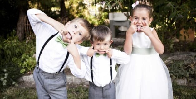 Ouverture de bal avec les enfants
