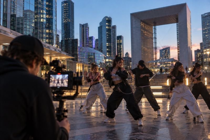 Créer son propre clip de danse à Paris : du cours au tournage dans un lieu emblématique
